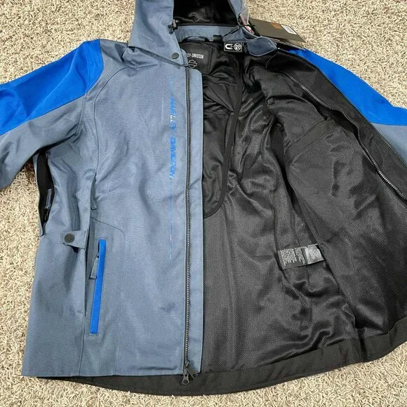 Harley-Davidson Men’s Junction Triple Vent System 2.0 Riding Jacket, Size XL
